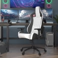 thumbnail image 7 of Gra Faux Leather Adjustable Gaming Chair, Black, 7 of 7