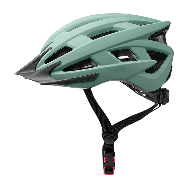 Adult Bicycle Helmet with Chin Strap, Lightweight Adjustable Cycling Helmet  with Visor, Breathable Mountain Bike Helmet for Men and Women, Multi-Color  Options,10.63*6.69 in. - Walmart.com