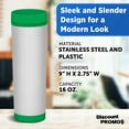 thumbnail image 4 of Slim Color Top Stainless Steel Travel Mug 16 oz. Set of 10, Bulk Pack - Perfect for Coffee, Soda, Other Hot & Cold Beverages - Green, 4 of 5