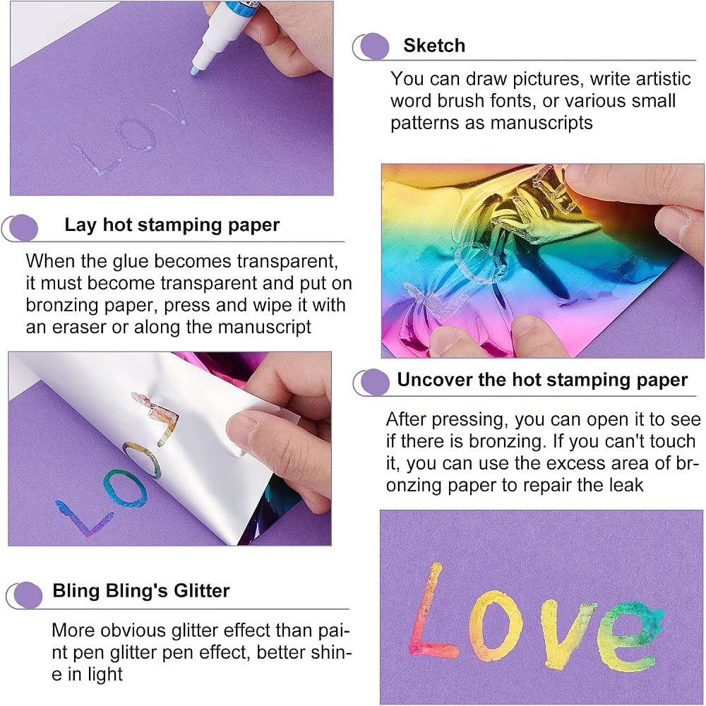 7Rolls 7 Colors PET Heat Transfer Sheets Mixed Color 195mm 7 colors 1roll/color 7rolls