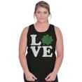 thumbnail image 4 of St Patrick's Day Shamrock Love Tank Top Tee Shirt Women Brisco Brands S, 4 of 5