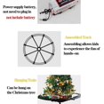 thumbnail image 4 of Christmas Train Sets for Under The Tree- Christmas Railway Train Set with Railway Track & 4 Cars- Lights and Sounds Railway Battery Operated Electric Train Set for Kids, 4 of 7