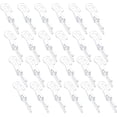 thumbnail image 1 of uxcell Crochet pour Baguette de Store, 12 Pcs 2 Pouces x 0.5 Pouces - Pièces de Rechange en Plastique pour Stores Verticaux, Crochet de Réparation pour Baguette d'Inclinaison et Pointe Rotative pour Pièces de Store Cassées (Transparent), 1 of 6