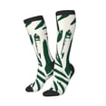 thumbnail image 2 of Fotbe Palm Branch With Leaves print Women's Men's Novelty Crew Socks Cotton Socks Knee High Socks for Walking,Running,Nurses,Pregnancy, 2 of 8