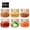 Square-16oz6pack, variant on 16 Oz Gljars With Airtight Lids And Leak Proof Rubber Gasketmason Hinged For Kitchen Storcontainers 6 Pack