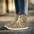 thumbnail image 4 of Psesaysky Leopard Print High-Top Barefoot Shoes Wide Toe Box Women's Stylish Comfortable Durable Sneakers Size 6-13.5, 4 of 7