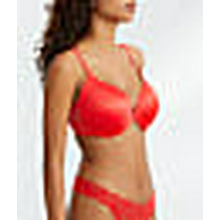 Women's Maidenform DM9900 Love The Lift Push Up & In Lace Demi Bra (Red  Stone 34B)