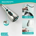 thumbnail image 5 of Brushed Nickel Kitchen Faucet Sink Pull Down Sprayer Swivel Spout Mixer Tap, 5 of 5