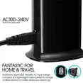 thumbnail image 3 of 30W Fast Multi 6 USB Port Hub Charger Desktop Quick Charging Dock Station Home Multiple Travel Adapter Wall Socket for iPhone 15 (EU,black), 3 of 6