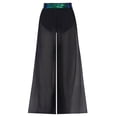 thumbnail image 4 of TiaoBug Kids Girls High Waisted Sequins Side Slit Chiffon Wide Leg Pants Belly Dance Performance Bottoms Green 10, 4 of 7