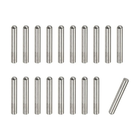

3.5x16mm Dowel Pins 50 Pack Round Head Flat Chamfered End Dowel Pin