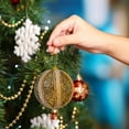 thumbnail image 4 of TIELUTT Christmas Tree Ornaments Festive Holiday Decorations Assorted Designs for A Chandelier Beads Small Christmas Decorations String .25 Hanging Christmas Spheres Beads Bracelet String, 4 of 5