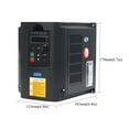 thumbnail image 4 of 2.2kw 220 VFD Variable Frequency Drive, 1.5kw/2.2kw/3kw Inverter 400Hz 10A VFD Inverter 1 Input 3 Output Frequency Inverter, 4 of 6
