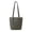 Black, variant on MUSOIE Vegan Leather Tote Bag for Women Large Work Shoulder Bag Adjustable Top Handle Zipper Purses