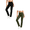 Army Green+Black, variant on SeekIslan Women's Straight Leg Yoga Pants High Waist Workout Pants with Side Pocket for Gym and Daily