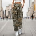 thumbnail image 2 of Camo Sweatpants Women Lightweight Relaxed Fit Casual Drawstring Pants with Pockets Athleisure Womens Casual Pants, 2 of 4