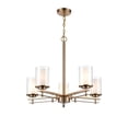 thumbnail image 3 of 5515-MG Millennium Lighting Huderson - 5 Light Chandelier-23 Inch Tall and 26 Inch Wide-Modern Gold Finish    -Traditional Installation, 3 of 7