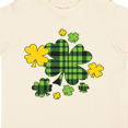 thumbnail image 4 of Inktastic St. Patrick's Day Plaid Green and Yellow Shamrocks Boys or Girls Toddler T-Shirt, 4 of 5
