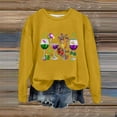 thumbnail image 2 of PMUYBHF Sweat à Capuche Imprimé Carnaval pour Femmes avec Col Rond Sans Tête et Pull à Manches Longues 8891 S, 2 of 3