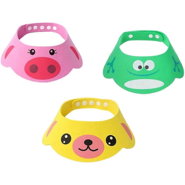 Adjustable Visor Cartoon Shampoo Shower Bathing Protection Cap Toddler,for baby,for kids