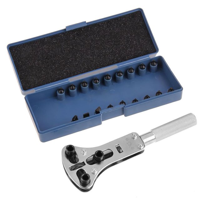 Herramienta de kit de reparación de llave extractora de abridor de cubierta trasera de reloj ajustable Tmvgtek Para estrenar