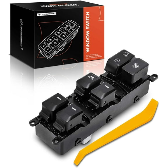 A-Premium Master Power Window Switch Compatible with Kia Rio 2012-2017, Front Left Driver Side, Replace# 935701W157