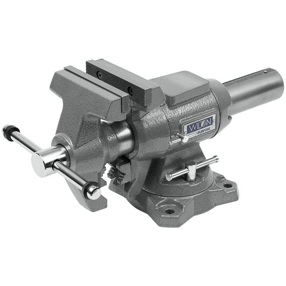 Wilton Tools 28844 Heavy Duty Cast Iron 4.5 Inch Bench Vise, Silver/Gray