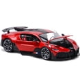thumbnail image 2 of Bugatti Divo Red Metallic with Carbon Accents 1/18 Diecast Model Car by Bburago, 2 of 4