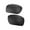 Black - Mr.Shield Polarized, variant on Walleva Clear Non-Polarized Replacement Lenses for Oakley Shocktube Sunglasses