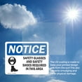 thumbnail image 6 of (2 Pack) Safety Glasses And Safety Shoes Required OSHA Notice Sign, 6 of 7