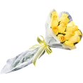 thumbnail image 2 of Bouquet de 12 Roses Jaunes en Bois, 2 of 2