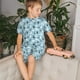 thumbnail image 4 of Fotbe Black White Gray Rabbit Pijama Estampada de 2 Piezas para Niños – Ropa de Dormir de Manga Corta Cómoda para Niños y Niñas, Camiseta y Shorts de Algodón-Large, 4 of 6