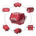thumbnail image 3 of Concertina Concertina Accordion 20-Button 40-Reed Anglo Style with Carrying Bag, 3 of 7