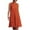 Orange, variant on IROINNID Women's Sleeveless Shift Dress Round Neckline Holiday Summer Party Beach Loose Dress Strapless Dress