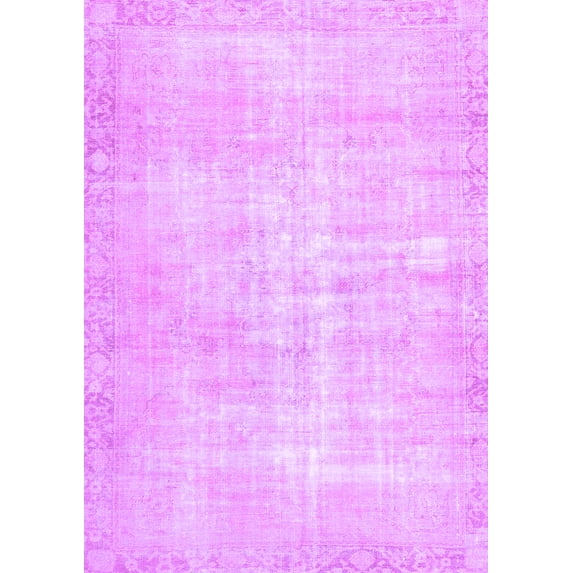 Ahgly Company Indoor Rectangle Persian Purple Traditional Area Rugs, 3' x 5'