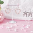 thumbnail image 3 of 1Box 120Pcs 3 Colors Plastic Earrings Clips Earring Converter Clip on Earrings with Loops Transparent White Pink Clip-on Earring Findings for Non Pierced Ears Jewelry Making DIY Crafts, 3 of 6