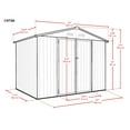 thumbnail image 5 of COVER-IT Metal Outdoor Lockable Storage Shed for Backyard Storage, 8' x 6', 5 of 6