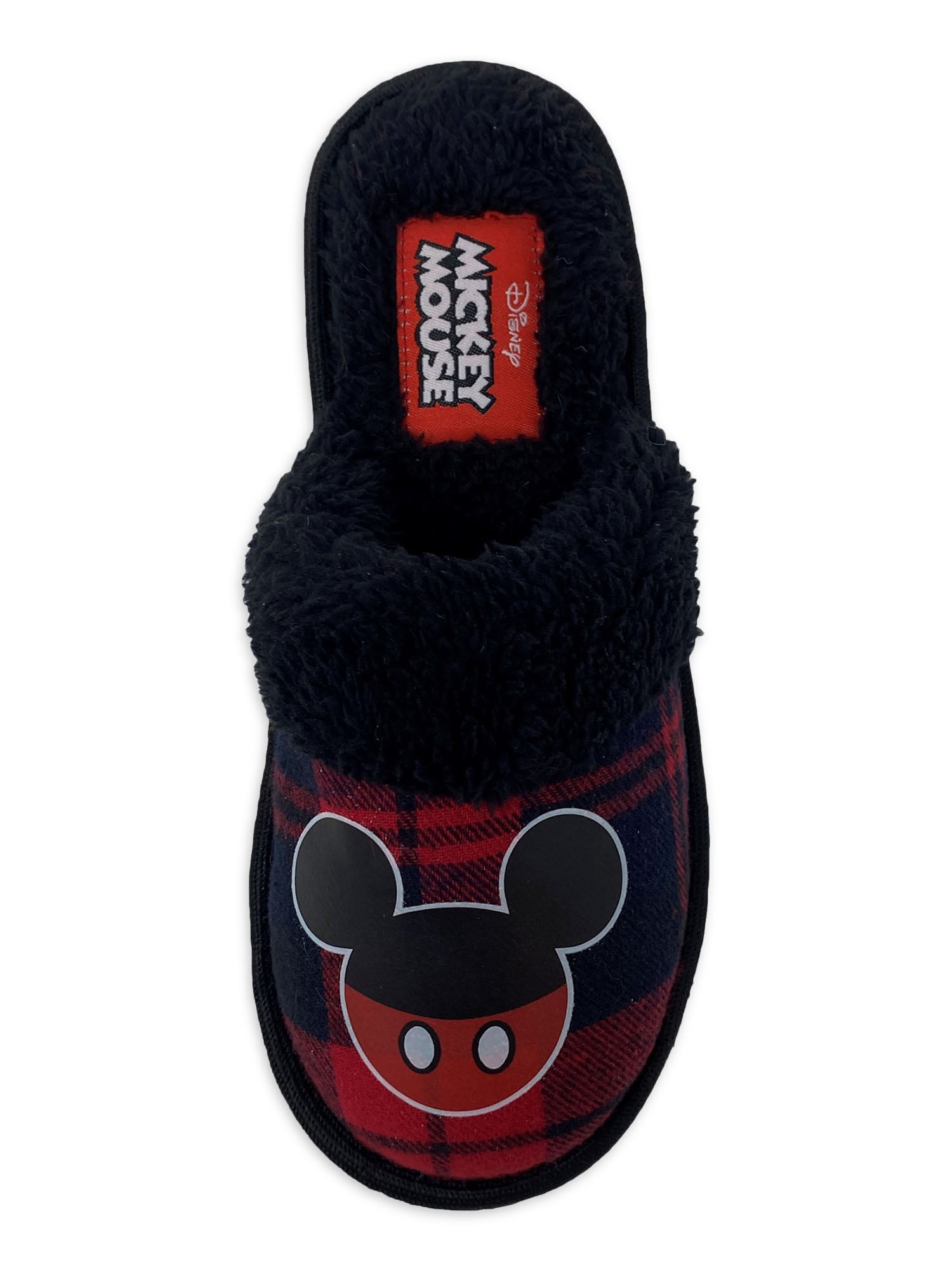 Boys Size 5-6 Disney Mickey Mouse House Shoe Slippers Cute Gift 