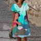 thumbnail image 3 of Vestido de verano para mujer con estampado 3D de Lilo y Stitch de Disney, cuello en V, elegante, informal, hasta la rodilla, estampado hawaiano para playa, nuevo, 3 of 5