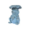thumbnail image 3 of Frog Garden Statue Plant Stand w/Solar Light, 3 of 4