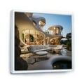 thumbnail image 2 of Designart "Dream House in California II" Cityscapes Floater Framed Canvas Print, 2 of 7