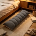 thumbnail image 5 of Long Body Pillow with Segmented Filling and Removable Velvet Cover for Side Sleepers, Pregnant Women - Leg and Back Support, 5 of 6