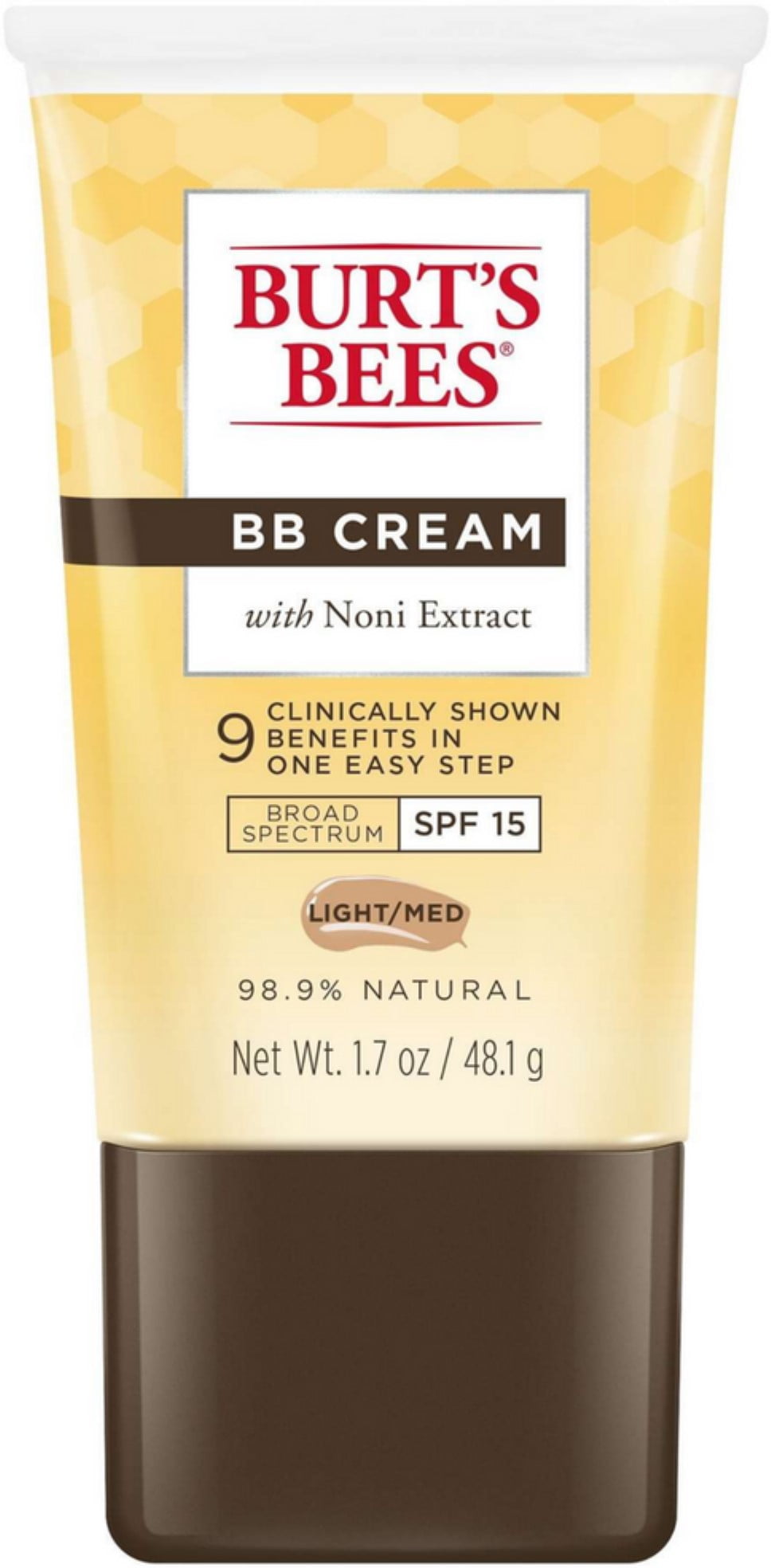 2 Pack Burt's Bees BB Cream, Light/Medium Foundation 1.7 oz Walmart