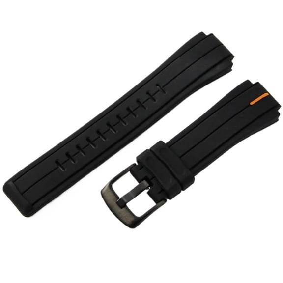 Fit For Timex Fit For Casio G-SHOCK Series 5608 GST-B200 Sports Silicone Watch Strap Raised Mouth 16mm Black Watchband