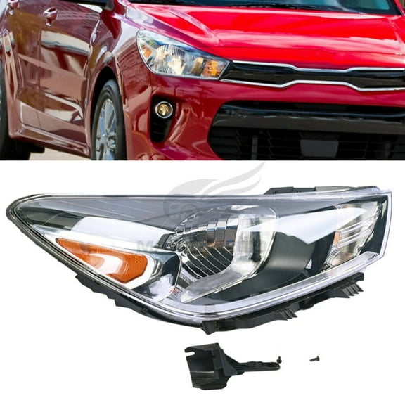 Headlight for 2018 2019 2020 Kia Rio Passenger Side 92102-H9000 Halogen