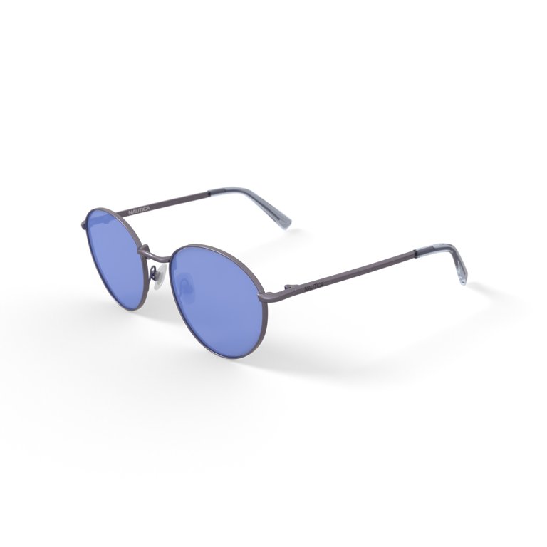 Nautica Men's Rx'able Sport Sunglasses, N9206S, Matte Gunmetal, 53