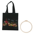 thumbnail image 1 of Bangcool Embroidery Tote Bag Creative DIY Flower Embroidery Canvas Bag Cross Stitch Bag, 1 of 10