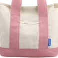 thumbnail image 1 of Bolso bandolera para mujer Bolso de lona informal con cremallera Bolso para mujer (rosa), 1 of 3