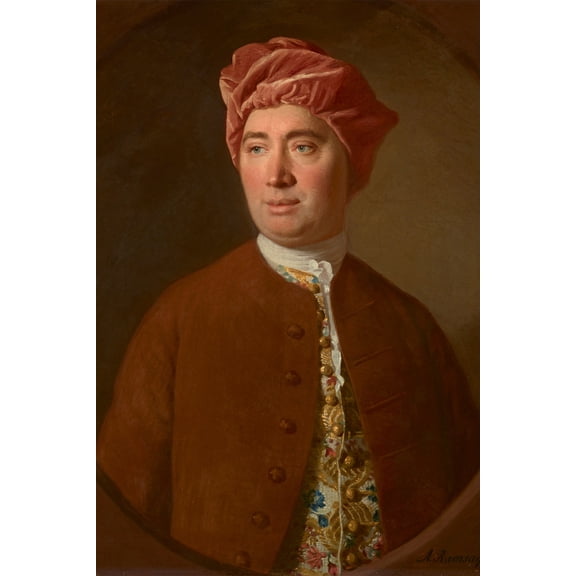 24x36 gallery poster, Portrait of philosopher David Hume
