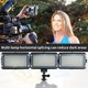 thumbnail image 2 of Para Vl-162 Led Luz De Relleno 162 Cuentas 3300-5600K Lcd Luz Portátil Fotografía Cámara De Video Lente Única Reflejo Disparo Lámpara Pequeña Profesional Para Bodas Speravity EL011077-00, 2 of 4